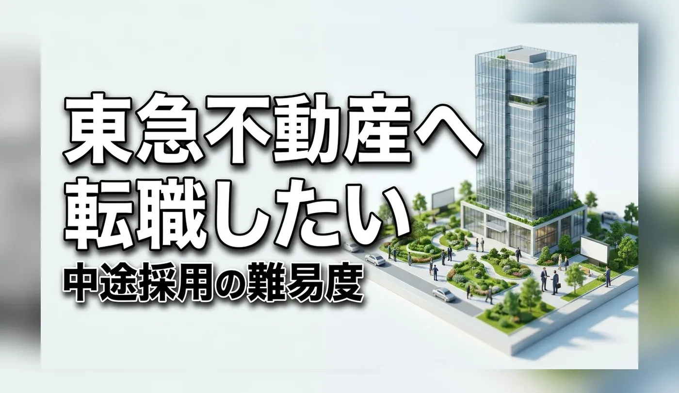 東急不動産の中途採用・キャリア採用の難易度｜職種と面接対策