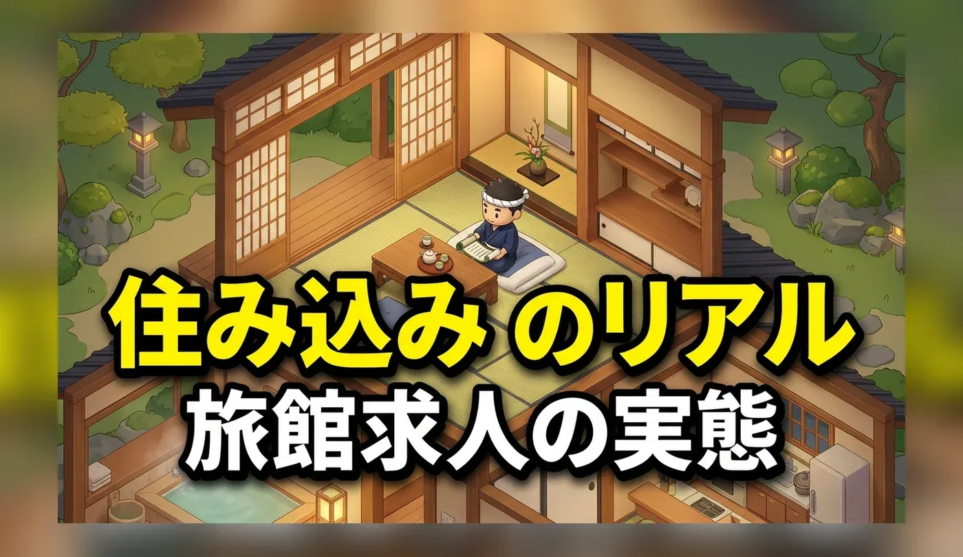 旅館の住み込み求人の実態｜中抜け・寮費控除・寄宿舎ルールの確認点