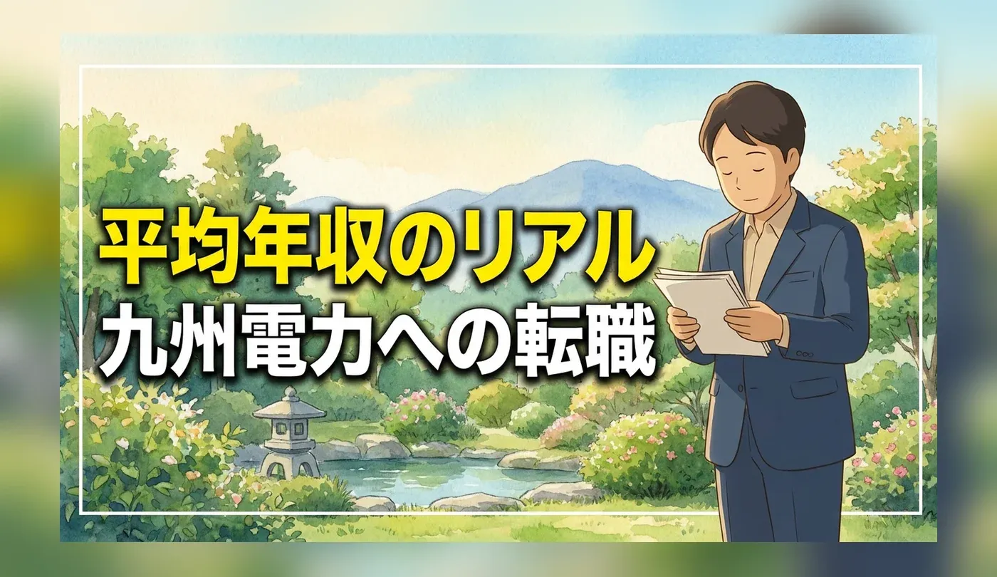 九州電力の平均年収842万円｜転職前に知っておきたい「平均」の意味