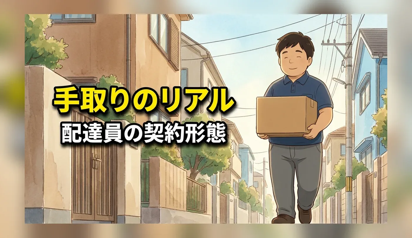 Amazon(アマゾン)配達員の求人｜3つの契約形態と手取りの考え方