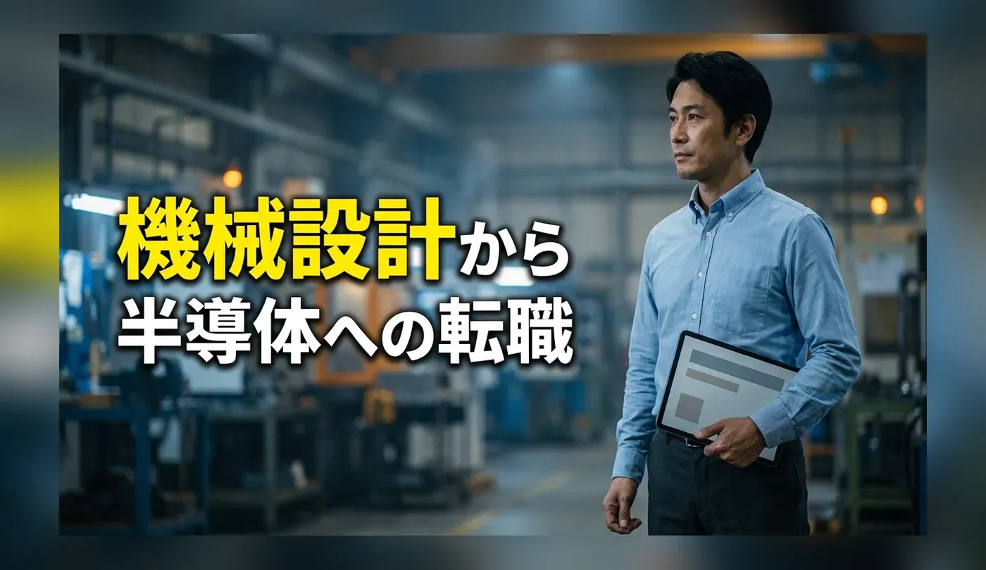 機械設計で半導体業界へ転職｜会社の3つの型と必要な知識