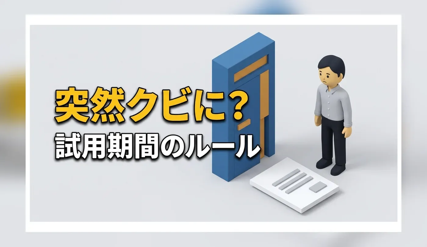 試用期間中の解雇は違法？正当な理由と不当解雇された時の対処法