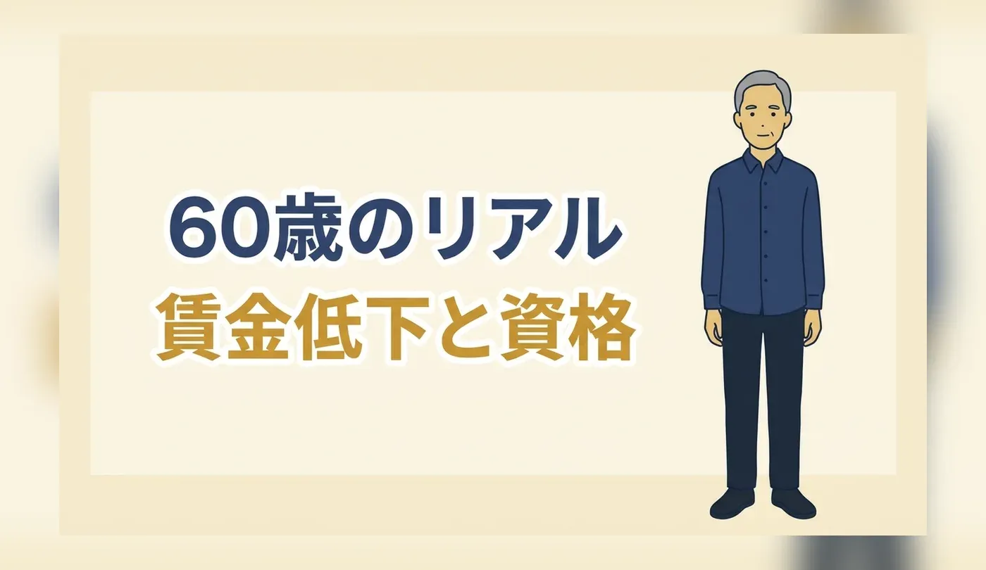 60歳を過ぎてからの仕事｜男性の賃金の下がり方と資格で変わる求人