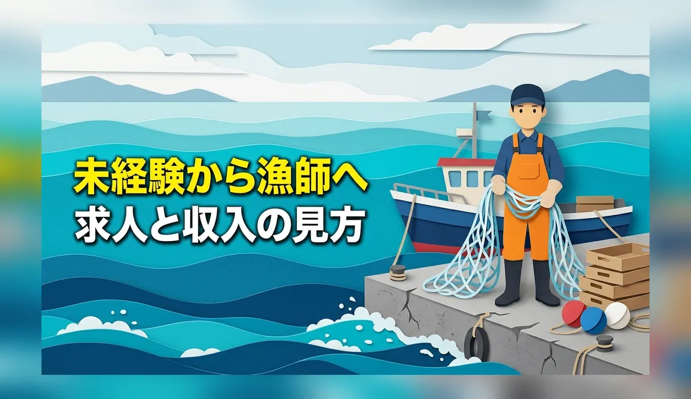 未経験から漁師になるには｜求人の入口と雇用・独立で違う収入の見方