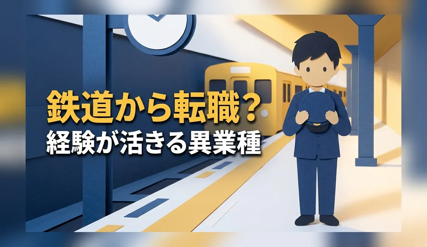 鉄道会社からの転職は難しい？辞めたい理由と経験が活きる異業種